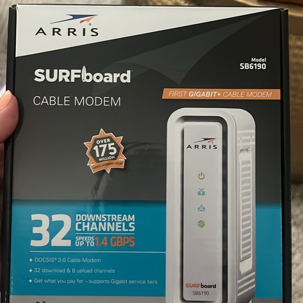 SURFboard SB6190 Cable Modem - White